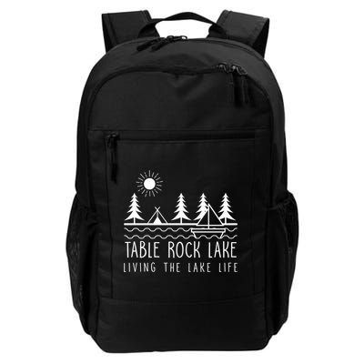 Living The Lake Life Table Rock Lake Kayaking Missouri Kayak Gift Backpack