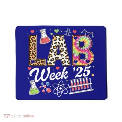 Laboratory Tech Leopard Medical Technician Mousepad