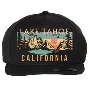 Lake Tahoe Wool Snapback Cap