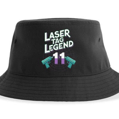 Laser Tag Legend 11th Birthday Party Sustainable Bucket Hat