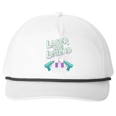 Laser Tag Legend 11th Birthday Party Snapback Five-Panel Rope Hat