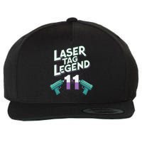 Laser Tag Legend 11th Birthday Party Wool Snapback Cap