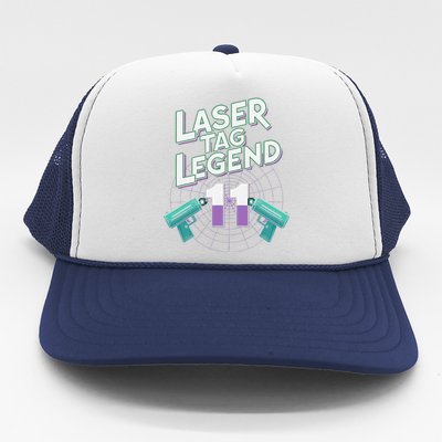 Laser Tag Legend 11th Birthday Party Trucker Hat