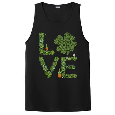 Love Three Leprechauns Funny Irish Shamrock St Patricks Day Funny Gift PosiCharge Competitor Tank