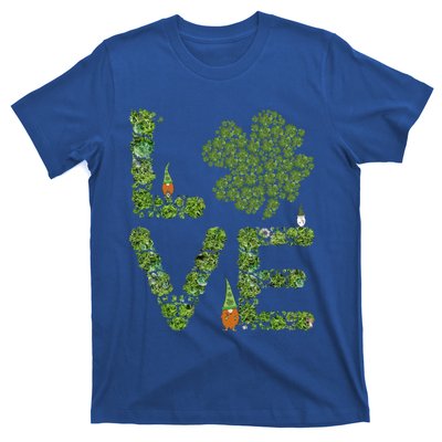 Love Three Leprechauns Funny Irish Shamrock St Patricks Day Funny Gift T-Shirt