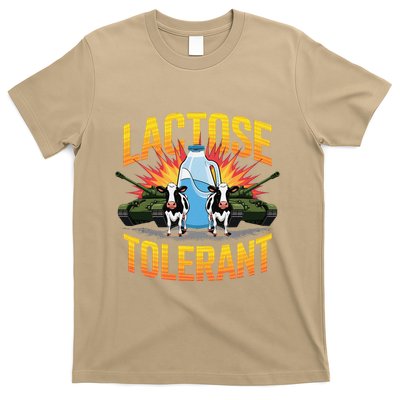 Lactose Tolerant Laugh Dairy Milk Lover Meme Idea Cream T-Shirt