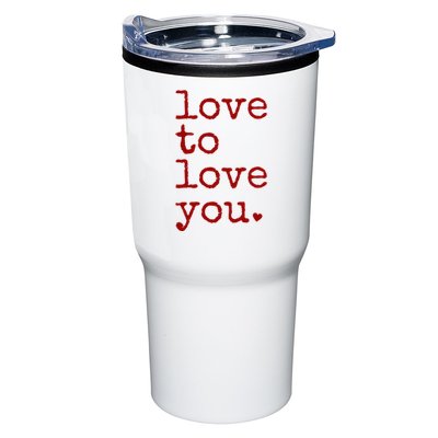 Love To Love You Cute Valentine Tumbler