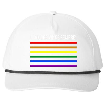 Lgbt T Snapback Five-Panel Rope Hat