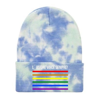 Lgbt T Tie Dye 12in Knit Beanie