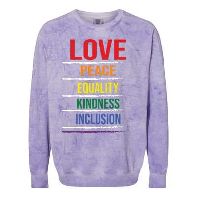 Lgbt T Colorblast Crewneck Sweatshirt