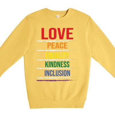 Lgbt T Premium Crewneck Sweatshirt