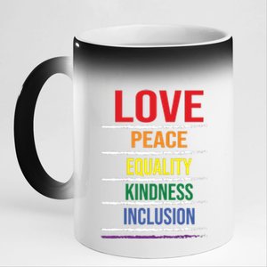 Lgbt T 11oz Black Color Changing Mug