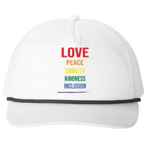 Lgbt T Snapback Five-Panel Rope Hat