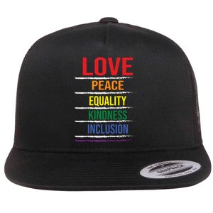 Lgbt T Flat Bill Trucker Hat