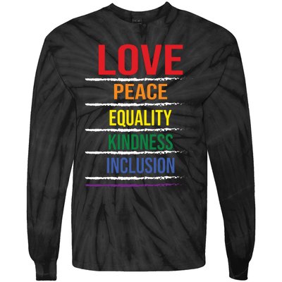 Lgbt T Tie-Dye Long Sleeve Shirt