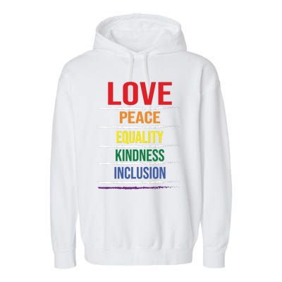 Lgbt T Garment-Dyed Fleece Hoodie