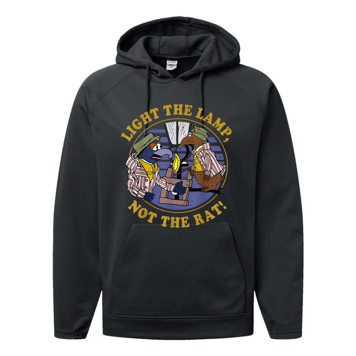 Light The Lamp Not The Rat Performance Fleece Hoodie