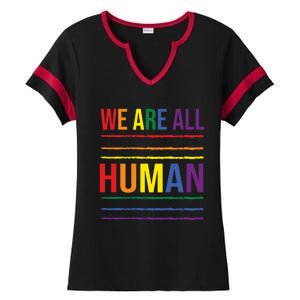 Lgbt T Ladies Halftime Notch Neck Tee