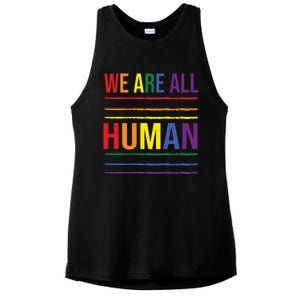 Lgbt T Ladies PosiCharge Tri-Blend Wicking Tank