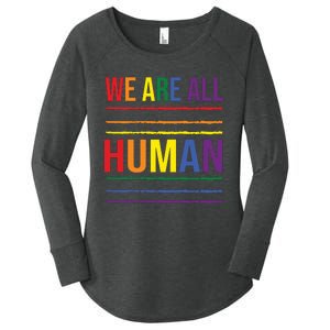 Lgbt T Women's Perfect Tri Tunic Long Sleeve Shirt