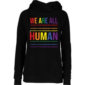 Lgbt T Womens Funnel Neck Pullover Hood