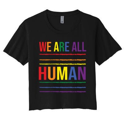 Lgbt T Women's Crop Top Tee