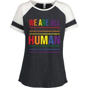 Lgbt T Enza Ladies Jersey Colorblock Tee