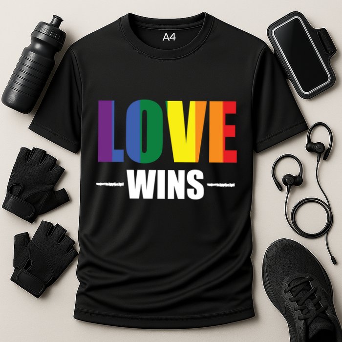 Love Wins Cooling Performance Crew T-Shirt