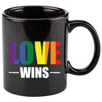 Love Wins 11oz C Handle Ceramic Mug