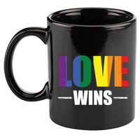 Love Wins 11oz C Handle Ceramic Mug