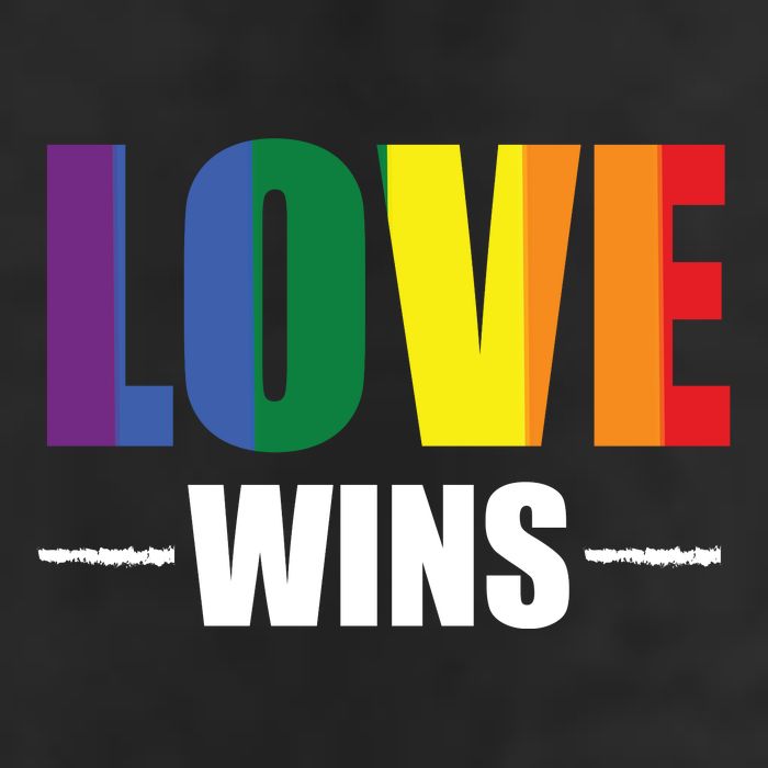 Love Wins 11oz C Handle Ceramic Mug