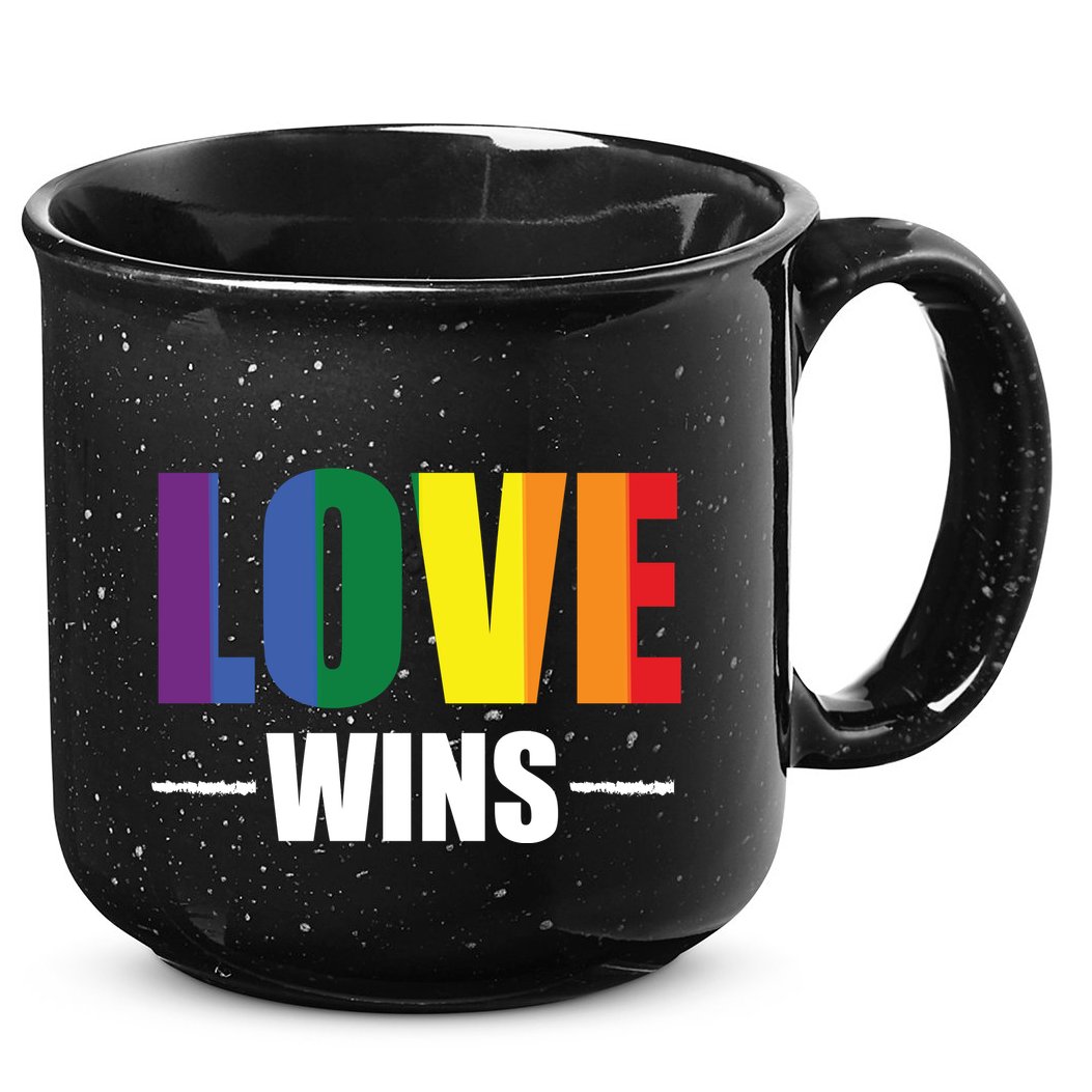 Love Wins 15oz Campfire Ceramic Mug