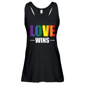 Love Wins Ladies Essential Flowy Tank