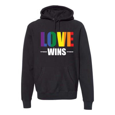 Love Wins Premium Hoodie