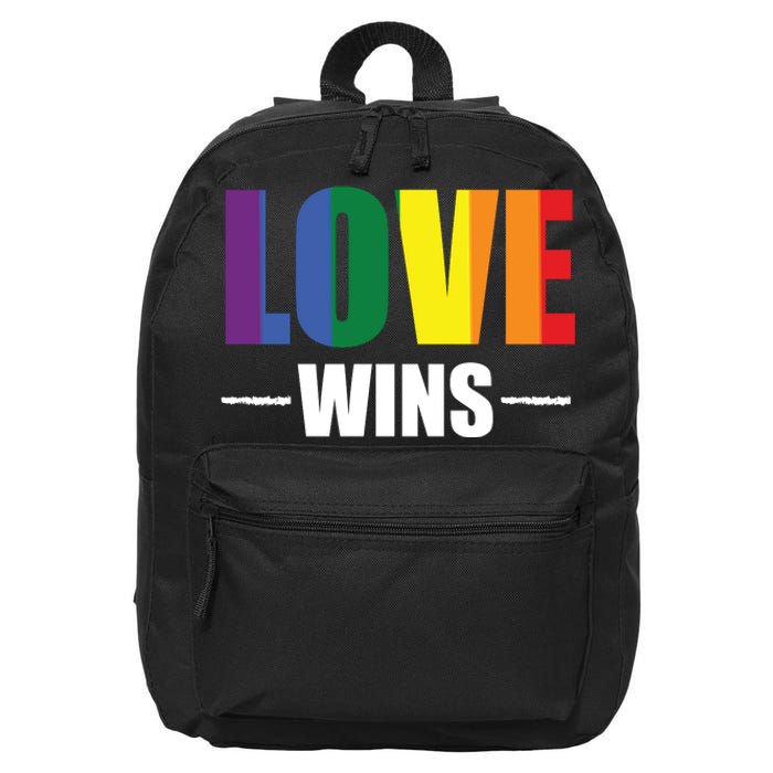 Love Wins 16 in Basic Backpack