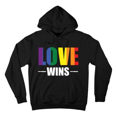 Love Wins Tall Hoodie