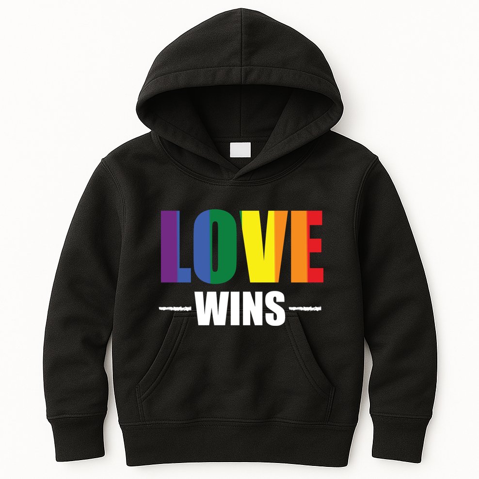 Love Wins Kids Hoodie