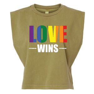 Love Wins Garment-Dyed Women's Muscle Tee