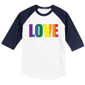 Love Wins Baseball Sleeve Shirt