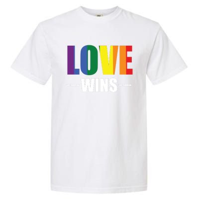 Love Wins Garment-Dyed Heavyweight T-Shirt