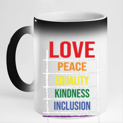 Lgbt T 11oz Black Color Changing Mug