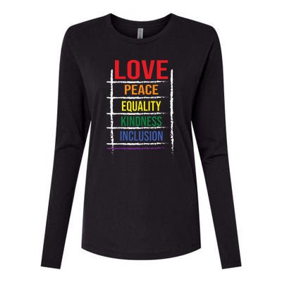 Lgbt T Womens Cotton Relaxed Long Sleeve T-Shirt