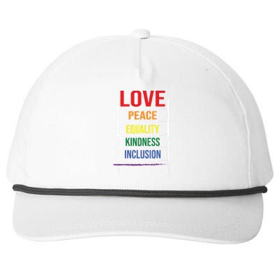 Lgbt T Snapback Five-Panel Rope Hat