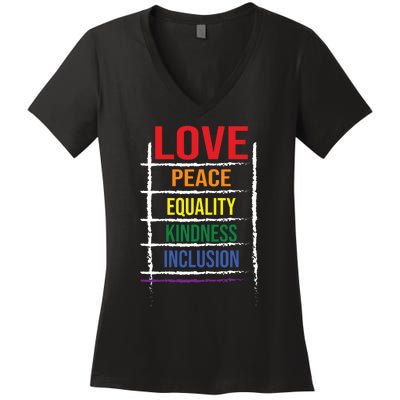 Lgbt T Women's V-Neck T-Shirt