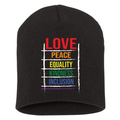 Lgbt T Short Acrylic Beanie