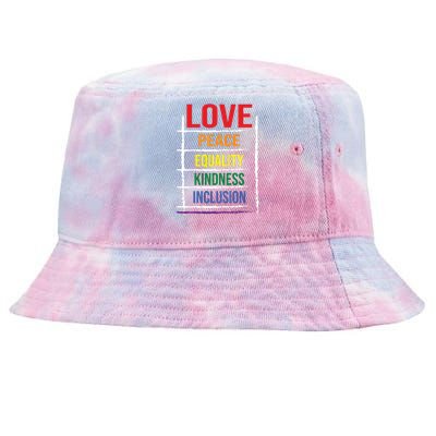 Lgbt T Tie-Dyed Bucket Hat