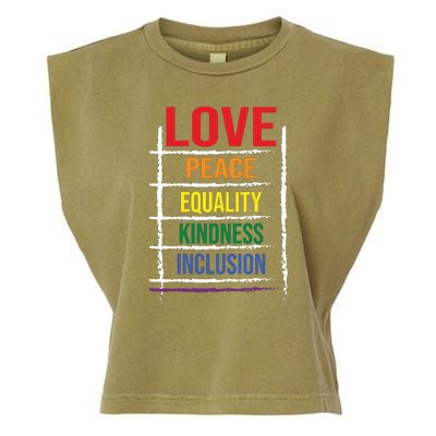 Lgbt T Garment-Dyed Women's Muscle Tee