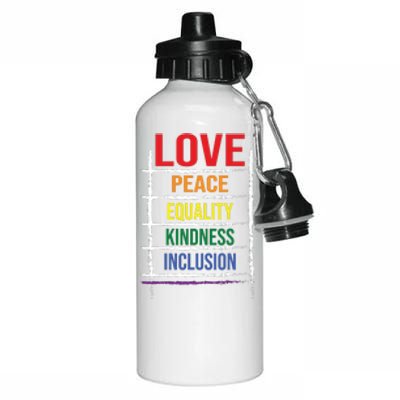 Lgbt T Aluminum Water Bottle 