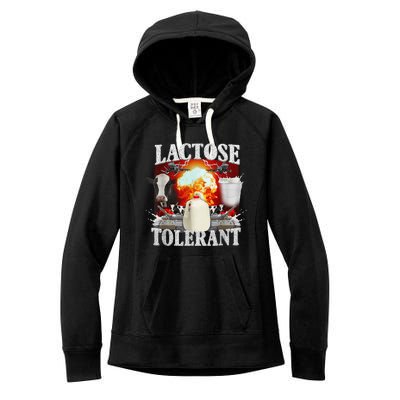 Lactose Tolerant Women's Fleece Hoodie