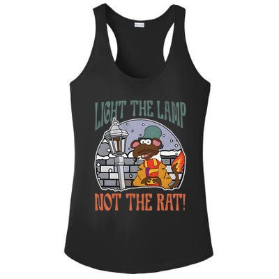 Light The Lamp Not The Rat Christmas Funny Holiday Rat Ladies PosiCharge Competitor Racerback Tank